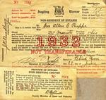 Dad's First Fishing License, 63 kb